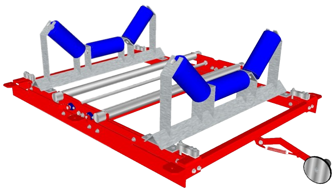 dual idler belt scale